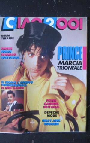 CIAO 2001 25 1987 POSTER DRUM THEATRE DURAN DURAN DEPECHE MODE + ADESIVO  [D18]