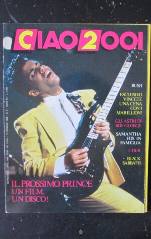 CIAO 2001 2 1988 RUSH BOY GEORGE SAMANTHA FOX BLACK SABBATH  [D18]