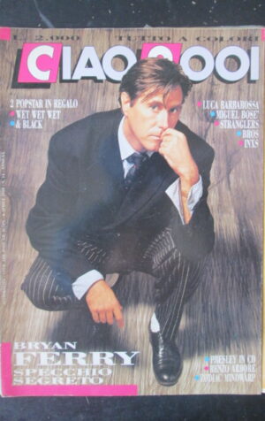 CIAO 2001 14 1988 POSTER WET WET WET E BLACK BRYAN FERRY MIGUEL BOSE  [D18]
