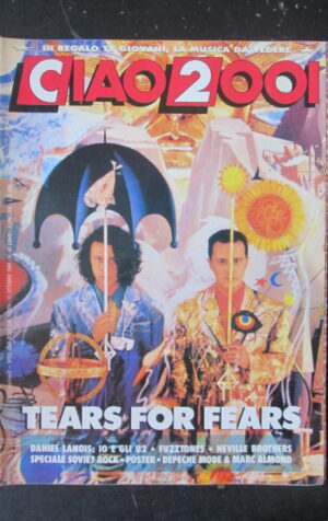 CIAO 2001 41 1989 POSTER MARC ALMOND E DEPECHE MODE DANIEL LANOIS  [D18]