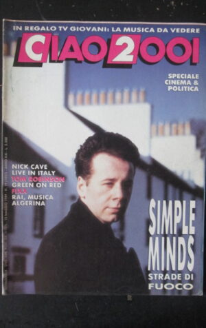 CIAO 2001 19 1989 NICK CAVE TOM ROBINSON SIMPLE MINDS  [D18]