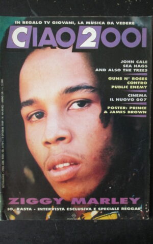 CIAO 2001 40 1989 POSTER PRINCE JAMES BROWN ZIGGY MARLEY JOHN CALE  [D18]