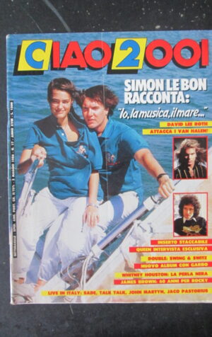 CIAO 2001 17 1986 SIMON LE BON - INSERTO STACCABILE QUEEN WHITNEY HOUSTON  [D18]