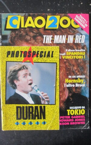 CIAO 2001 7 1987 PHOTO DURAN DURAN SPANDAU PETER GABRIEL HOWARD JONES  [D18]