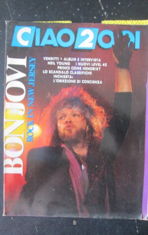 CIAO 2001 39 1988 BON JOVI VENDITTI NEIL YOUNG PRINCE HENDRIX  [D18]