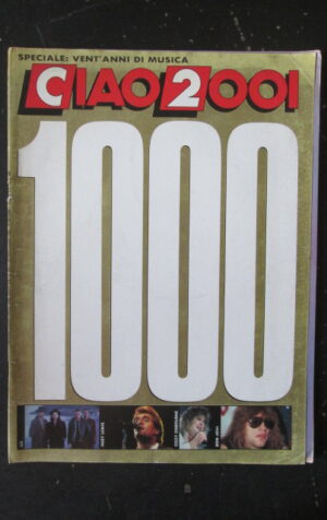 CIAO 2001 28 1988 20 ANNI DI MUSICA U2 HUEY LEWIS OZZY OSBOURNE BON JOVI  [D18]