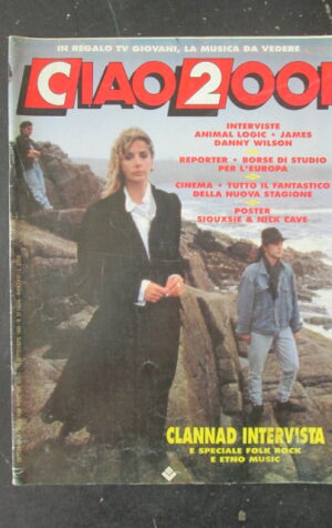 CIAO 2001 37 1989 JAMES DANNY WILSON POSTER SIOUXSIE NICK CAVE  [D18]