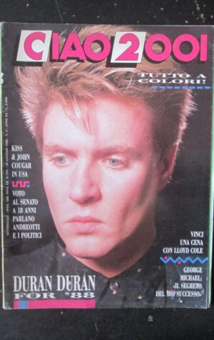 CIAO 2001 3 1988 KISS JOHN COUGAR DURAN DURAN GEORGE MICHAEL  [D18]