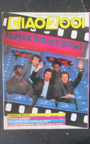 CIAO 2001 40 1988 GIANNA NANNINI DAVID LEE ROTH JIM MORRISON  [D18]