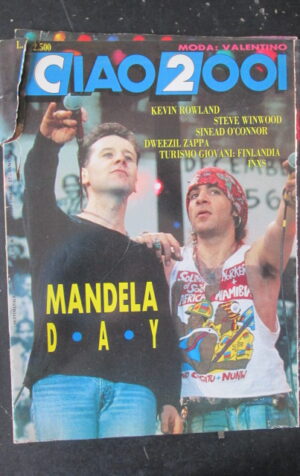 CIAO 2001 27 1988 KEVIN ROWLAND STEVE WINWOOD DWEEZIL ZAPPA INXS  [D19]