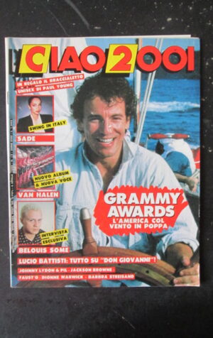 CIAO 2001 13 1986 SCIALPI VAN HALEN LUCIO BATTISTI JACKSON BROWNE  [D19]