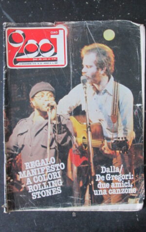 CIAO 2001 52 1978 LUCIO DALLA DE GREGORI ROD STEWART TED NUGENT  [D19]