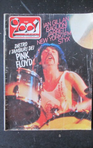 CIAO 2001 26 1981 PINK FLOYD IAN GILLAN BAGLIONI JARRETT  [D19]