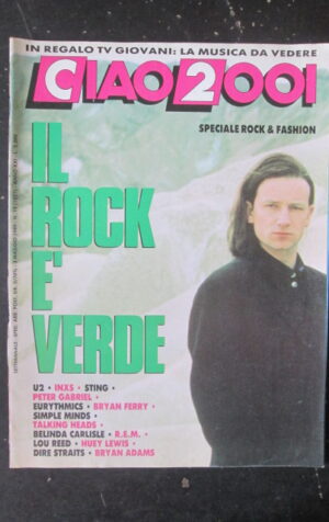 CIAO 2001 18 1989 U2 INXS PETER GABRIEL BRYAN ADAMS KISS  [D19]