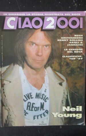 CIAO 2001 2 1990 NEIL YOUNG HENRY ROLLINS PAOLI & JANNACCI  [D19]
