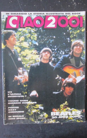 CIAO 2001 6 1990 U2 BEATLES - POSTER OZZY OSBOURNE  [D19]