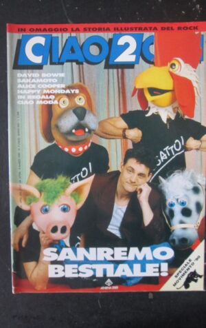 CIAO 2001 9 1990 DAVID BOWIE SAKAMOTO ALICE COOPER HAPPY MONDAYS  [D19]