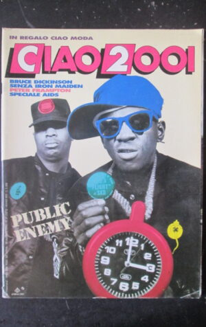 CIAO 2001 21 1990 BRUCE DICKINSON IRON MAIDEN PUBLIC ENEMY  [D19]