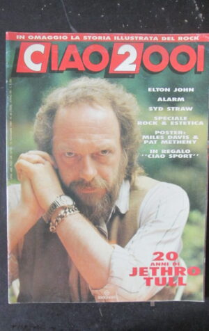 CIAO 2001 46 1989 ELTON JOHN SYD STRAW JETHRO TULL POSTER PAT METHENY  [D19]
