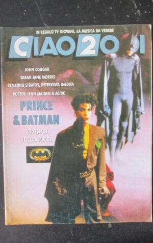 CIAO 2001 30 1989 BATMAN PRINCE POSTER IRON MAIDEN AC/DC  [D19]