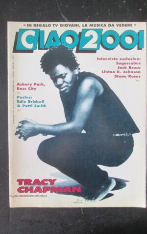 CIAO 2001 44 1989 ASBURY PARK - POSTER EDIE BRICKELL & PATTI SMITH  [D19]