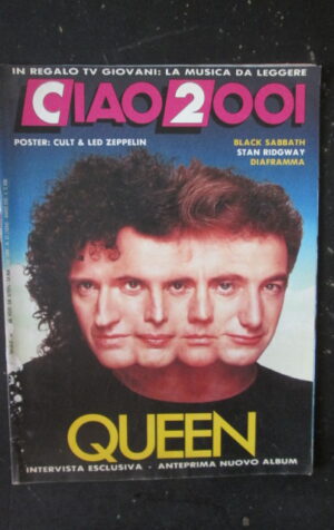 CIAO 2001 21 1989 QUEEN - POSTER CULT & LED ZEPPELIN BLACK SABBATH  [D19]