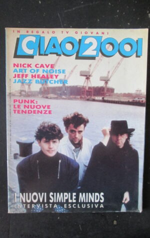 CIAO 2001 5 1989 NICK CAVE JEFF HEALEY SIMPLE MINDS  [D19]