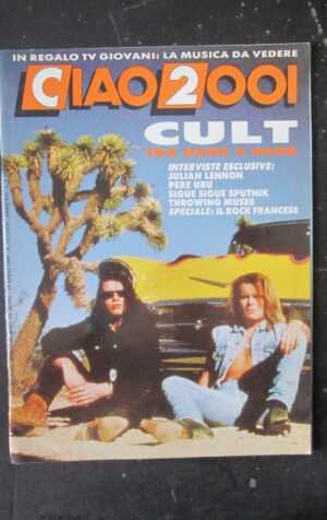 CIAO 2001 16 1989 JULIAN LENNON PERE UBU SIGUE SIGUE SPUTNIK  [D19]