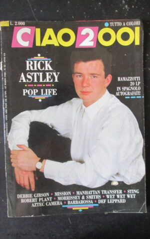 CIAO 2001 12 1988 RAMAZZOTTI DEBBIE GIBSON ROBERT PLANT  [D19]
