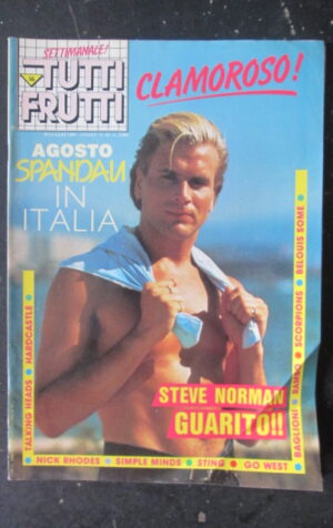 TUTTI FRUTTI 16 1985 SPANDAU BALLET STEVE NORMAN NICK RHODES BAGLIONI [G252A]