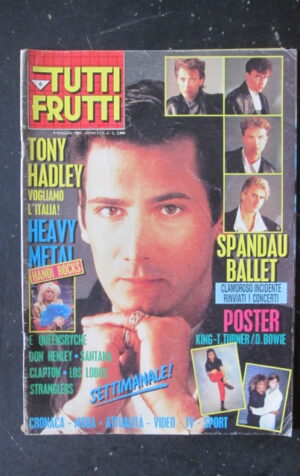 TUTTI FRUTTI 6 1985 SPANDAU BALLET TONY HADLEY  POSTER DAVID BOWIE [G252A]