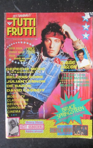 TUTTI FRUTTI 13 1985 DEPECHE MODE CLAUDIO BAGLIONI SPRINGSTEEN [G252A]