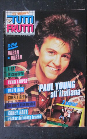 TUTTI FRUTTI 46 1986 DURAN DURAN CINDY LAUPER SIMPLY RED [G252A]