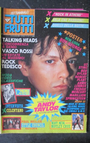 TUTTI FRUTTI 15 1985 VASCO ROSSI ANDY TAYLOR CELENTANO POSTER BOY GEORGE [M16]