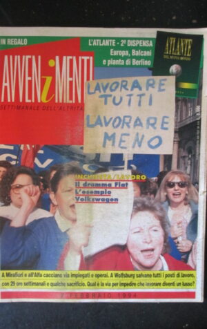AVVENIMENTI 4 1994 DOSSIER DRAMMA FIAT [W9]