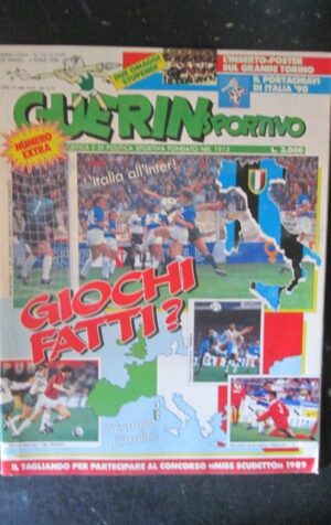 GUERIN SPORTIVO 12 - 13 1989 MANCINI CARECA VAN BASTEN + FILM CAMPIONATO [W9]