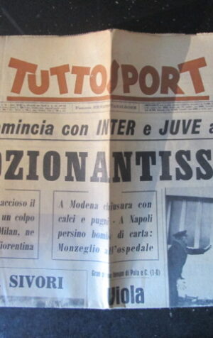 TUTTOSPORT 6 1963 SIVORI INTER JUVE [W10]