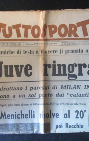 TUTTOSPORT 24 1965 JUVENTUS MENICHELLI MILAN INTER [W10]