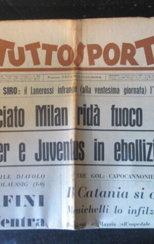 TUTTOSPORT 38 1965 MENICHELLI CATANIA MILAN INTER [W10]