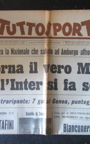 TUTTOSPORT 66 1965 MILAN INTER ALTAFINI [W10]
