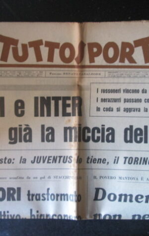 TUTTOSPORT 80 1965 MILAN INTER SIVORI [W10]