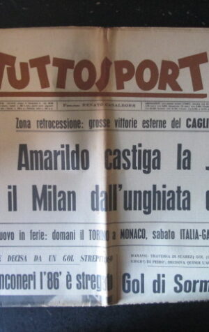 TUTTOSPORT 114 1965 AMARILDO JUVENTUS MILAN [W10]