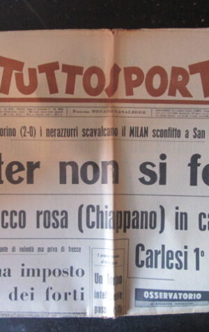 TUTTOSPORT 134 1965 INTER SUAREZ TORINO [W10]