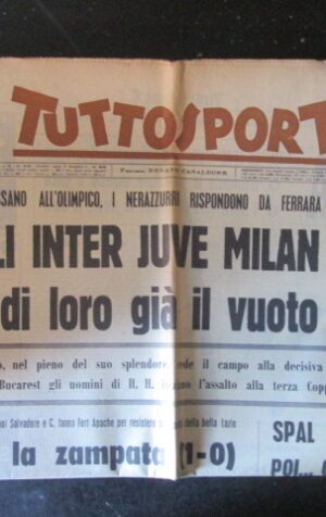 TUTTOSPORT 329 1965 NAPOLI JUVENTUS INTER MILAN [W10]