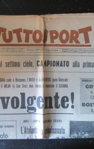 TUTTOSPORT 245 1964 MASPES BOLOGNA INTER MILAN [W10]