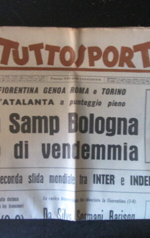 TUTTOSPORT 252 1964 MILAN SAMPDORIA BOLOGNA ATALANTA [W10]