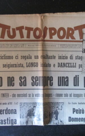 TUTTOSPORT 45 1965 MOTTA MILAN HITCHENS ALTAFINI [W10]