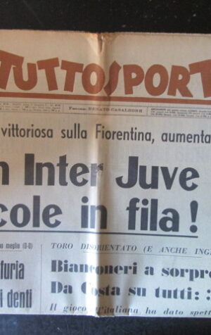 TUTTOSPORT 315 1964 MILAN INTER JUVENTUS BOLOGNA [W10]