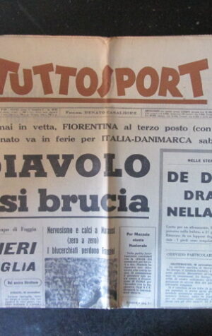 TUTTOSPORT 322 1964 MILAN ITALIA - DANIMARCA [W10]