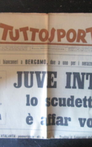 TUTTOSPORT 27 1963 JUVENTUS INTER MILAN BOLOGNA [W10]